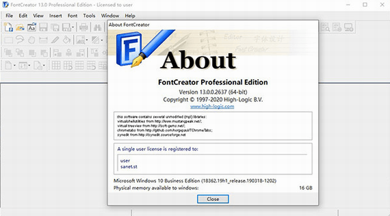 FontCreator电脑版 15.0.0.2936 最新版